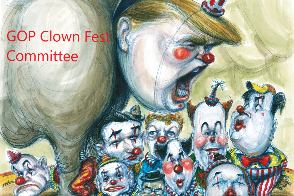 Republicans make sure their recall effort is a clown fest.
