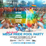 Palm Springs mega pride pool party