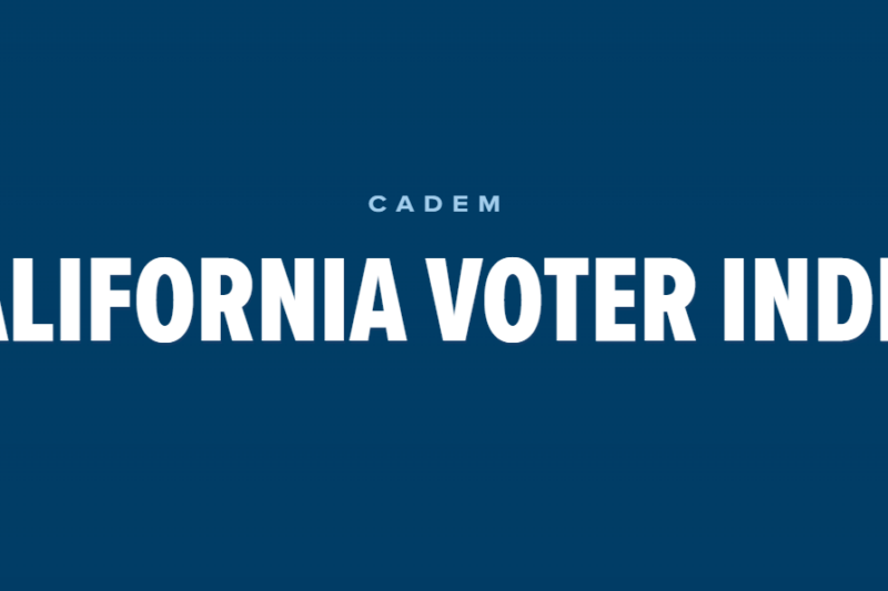 CADEM releases final voter index