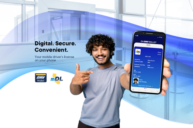CA DMV digital license and wallet