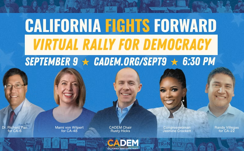 California Fights Forward: Virtual Rally for Democracy