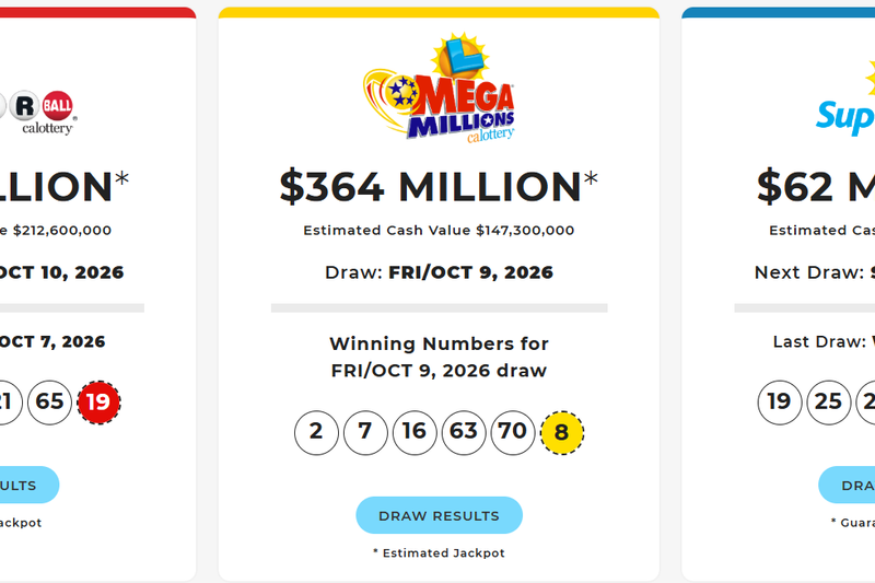 $920M in combined lottery jackpots